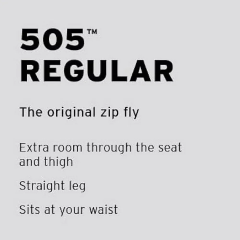 levi’s 505 regular 36x30 black jeans